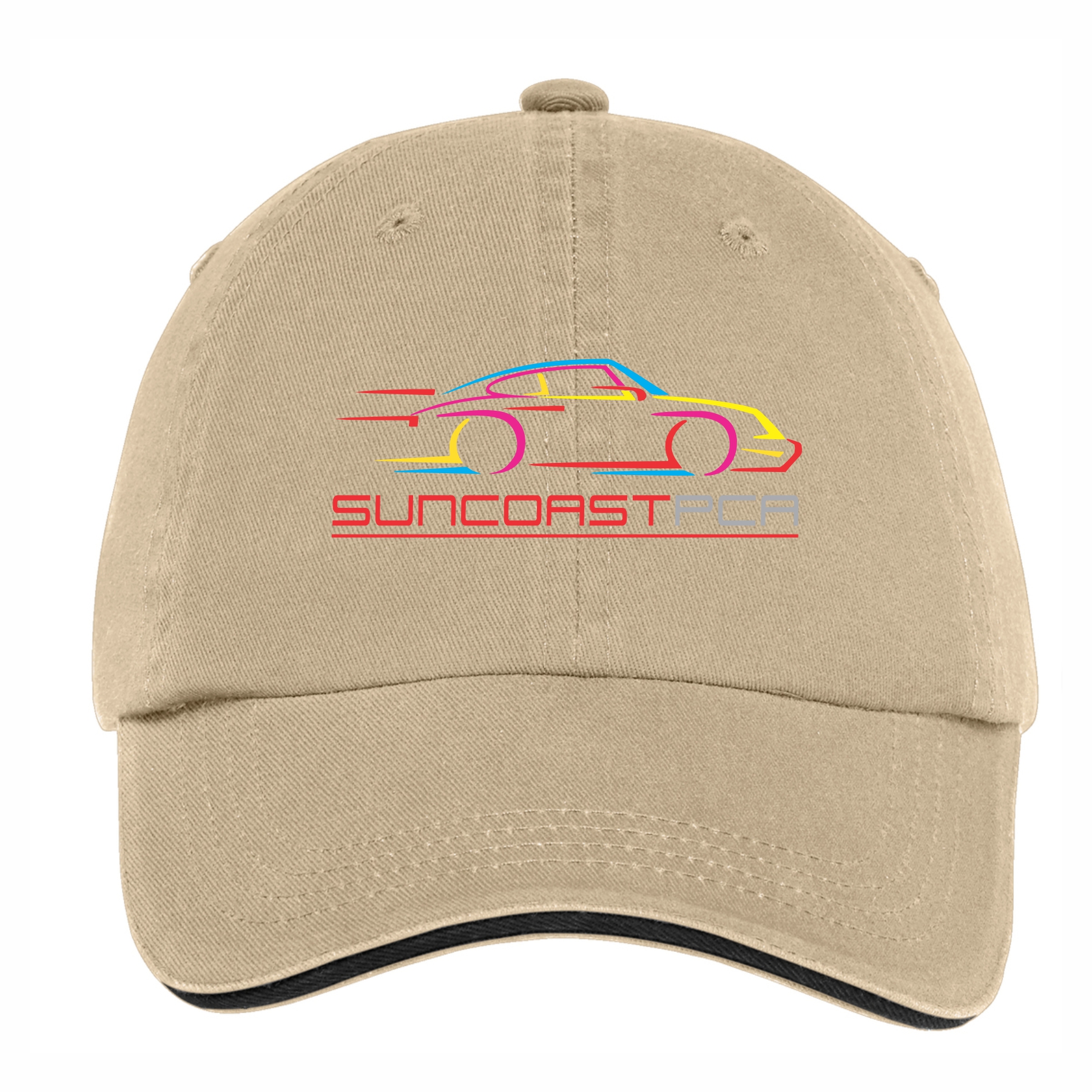 Port Authority Sandwich Bill Cap with Striped Closure | Suncoast ...